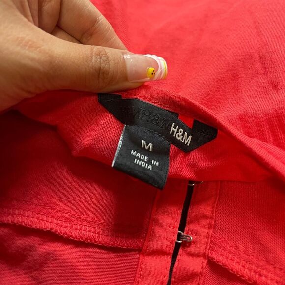 RED EYELET LACE CAMI – H&M - Picture 5 of 5